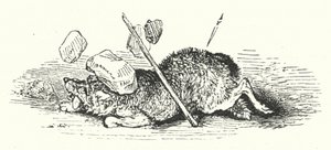 De dood van de wolf door William (after) Harvey