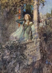 Romeo en Julia van Shakespeare: Act II, Scene II door William (after) Hatherell