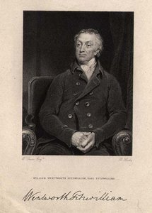 William Wentworth Fitzwilliam, 2e Graaf Fitzwilliam (1748-1833), gegraveerd door R. Hicks
