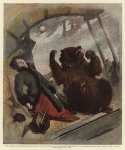 Een nacht op de Divide (kleur litho)