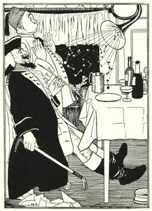 Illustratie voor de Avonturen van Baron Munchausen door William (after) Strang