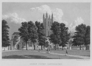 Green Court, Canterbury (gravure)