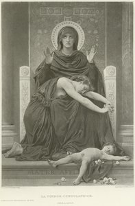 La Vierge Consolatrice door William Adolphe Bouguereau