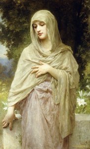 Meditatie door William Adolphe Bouguereau