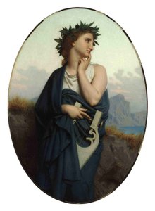 De Muze (Philomèle) door William Adolphe Bouguereau