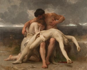 De eerste rouw door William Adolphe Bouguereau
