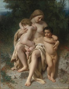 De eerste ruzie tussen Kaïn en Abel, 1861