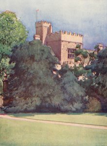 Wadham College vanuit de tuinen van Trinity College
