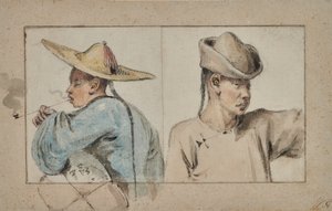 Chinese soldaten en burgers door William Alexander