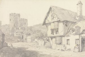 Conway, Noord-Wales: Het kasteel en het oude collegehuis
