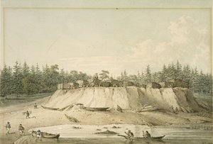 Indiaans dorp, Point Mudge