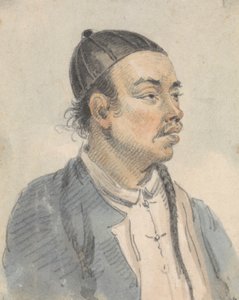 Portret van een Chinese man door William Alexander