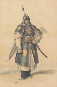 Portret van een Chinese soldaat
