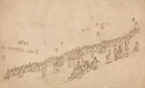 Studie voor Diner in Mote Park, Maidstone na de Koninklijke Review van de Kentish Volunteers op 1 augustus 1799