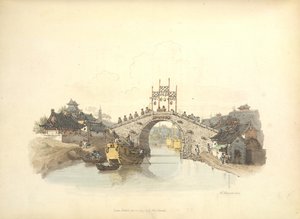 Uitzicht op een brug