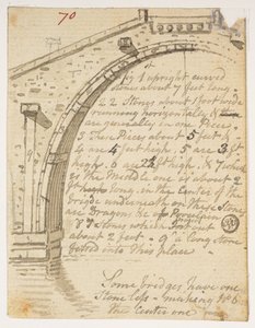 Studies van bruggen, uit een Album van 372 tekeningen van landschappen, kustlijnen, kostuums en het dagelijks leven gemaakt tijdens Lord Macartney