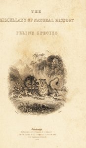 Titelpagina met vignette van een leeuw die een tijger aanvalt door William Alexander Forbes