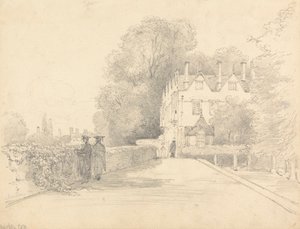 Merton College, Oxford door William Alfred Delamotte
