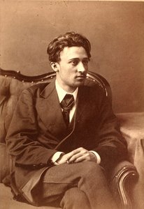 Portret van de auteur Vsevolod Mikhailovich Garshin door William Andreevich Carrick
