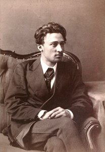 Vsevolod Garshin, Russische auteur, late 1870s door William Andreevich Carrick