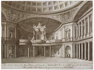 Interieur van het Pantheon, Oxford Street, Westminster, Londen