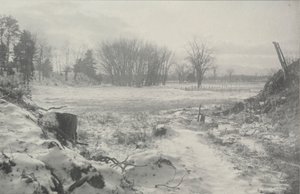Ongenaamd Winterlandschap, ca. 1900 door William B. Post