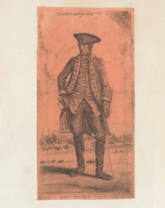 Portret van adjudant Daniel Brown door William Baillie