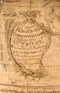 Cartouche in de Noordelijke Stille Oceaan, c.1795