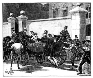 Pates Aanval op de Koningin, 1850, ca. 1888