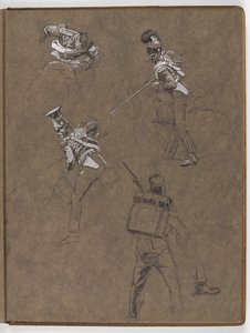 Studies voor het olieverfschilderij, De vlag: Albuhera, 16 mei 1811