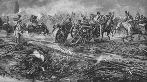 De Union Brigade Verovert de Franse Kanonnen bij Waterloo, 1902 door William Barnes Wollen
