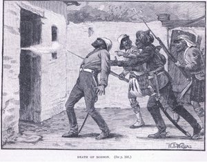 De dood van Hodson 1858 AD