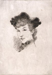 (Vrouwenkop) door William Baxter Closson