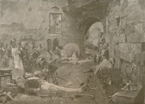 Napoleon en maarschalk Lannes bij Essling, 1809, 1896 door William Baxter Palmer Closson