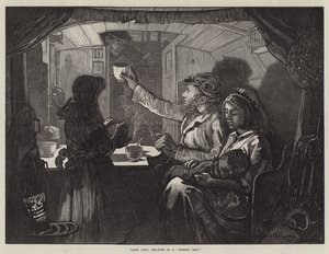 Kanaalleven, theetijd op een aapboot door William Bazett Murray