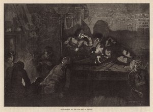 Opium roken in het oosten van Londen door William Bazett Murray