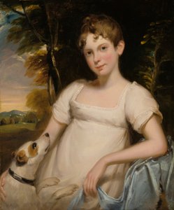 Miss Agnes Murray door William Beechey