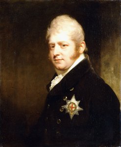 Portret van Prins Adolphus Frederick, Hertog van Cambridge, buste lengte met de Ster van de Kousenband, 1808