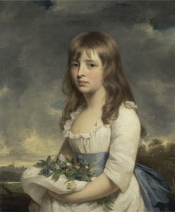 Portret van een meisje, c.1790 door William Beechey