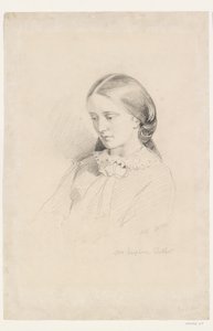 Josephine Butler, vroege feministische campagnevoerder, 1856 door William Bell Scott