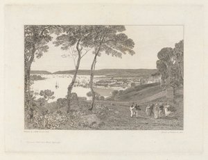 Plymouth Dock vanaf Mount Edgecumbe