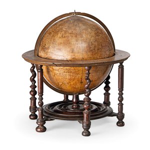 Vroege Engelse Terrestrische Globe