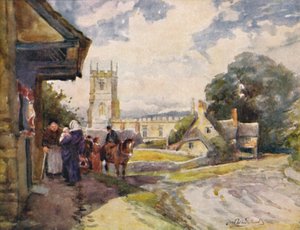 Long Compton door William Biscombe Gardner
