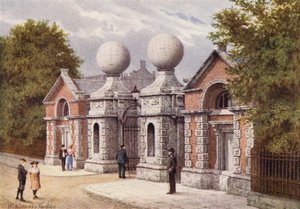 Hoofdingang, Royal Naval College, Greenwich