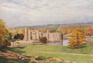 Lente, Kasteel Leeds vanuit het zuidoosten