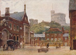 De Ronde Toren en het Zuidwestelijke treinstation, c1900 door William Biscombe Gardner