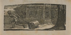 Een rollende steen is altijd kaal van mos, uit De pastoralen van Vergilius door William Blake