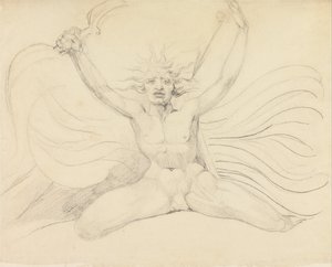 Albion Dwingt de Vier Zoas tot Hun Juiste Taken door William Blake