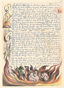 Amerika. Een Profetie, Plaat 17, Op Albions Engelen.... door William Blake