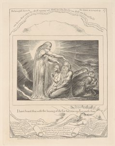 Boek van Job, Plaat 17, Het Visioen van Christus